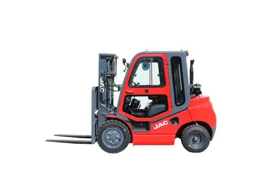 Chariot élévateur de la tonne CPCD30 de JAC 3 avec le mât triple diesel de cabine