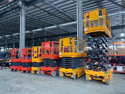 Ascenseur de levage électrique de ciseaux de plate-forme de travail aérien pour l'entrepôt 11.9m