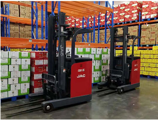 Le mât de chariot élévateur de JAC 2 Ton Electric Standup Reach Truck font avancer Cdd15q
