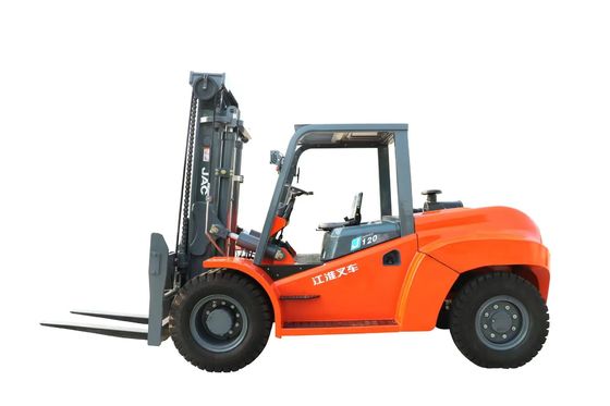 JAC Diesel 12 Ton Forklift Truck For Material manipulant CPCD120J