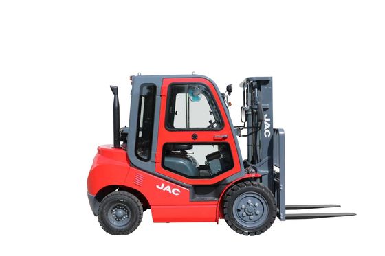 Chariot élévateur de la tonne CPCD30 de JAC 3 avec le mât triple diesel de cabine