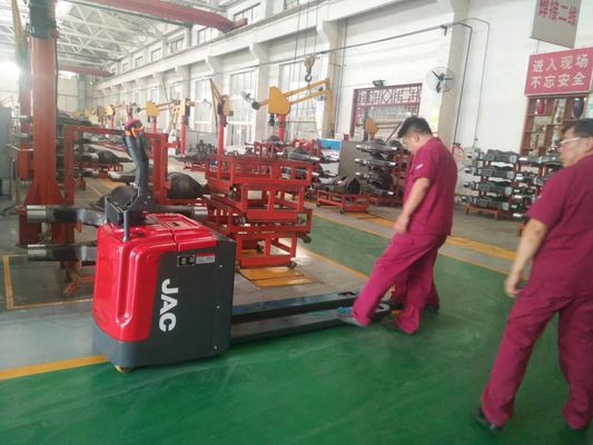 3 centre 600mm de charge de l'empileur 3000kg de Ton Semi Electric Pallet Truck