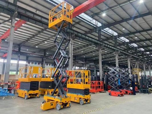 Ascenseur de levage électrique de ciseaux de plate-forme de travail aérien pour l'entrepôt 11.9m